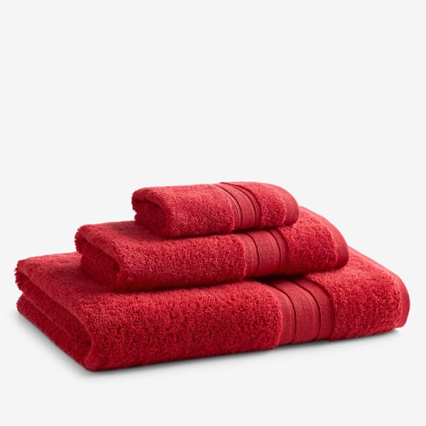 Poppy Color Cotton Bath Towel