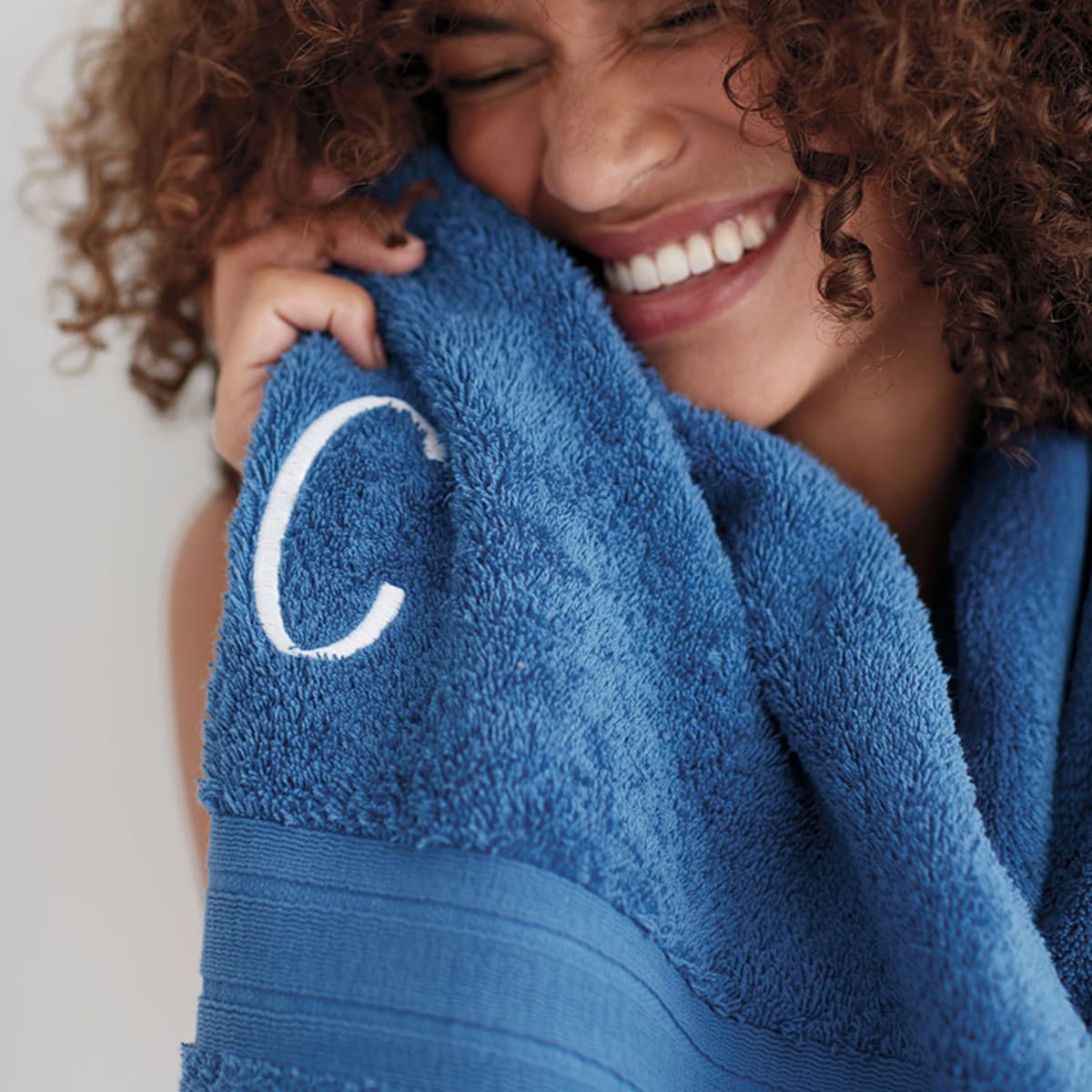 Sapphire  Color Cotton Bath Towel