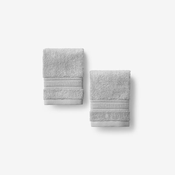 Silver Color Cotton Bath Towel